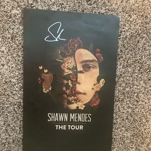 Shawn Mendes Signed Poster from 2019 Tour
